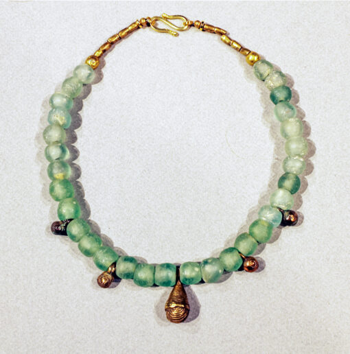 Glass from Indonesia-Ethnic necklace