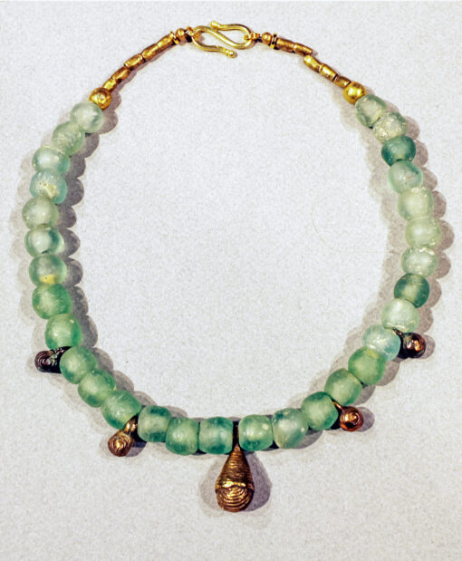 Glass from Indonesia-Ethnic necklace