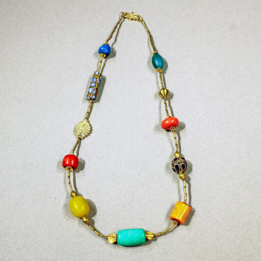 Collection of beads_Ethnic necklace